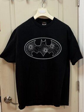 Alstyle Apparel & Activewear Men's Size XL 100% Cotton S/S Batman T-Shirt. Black
